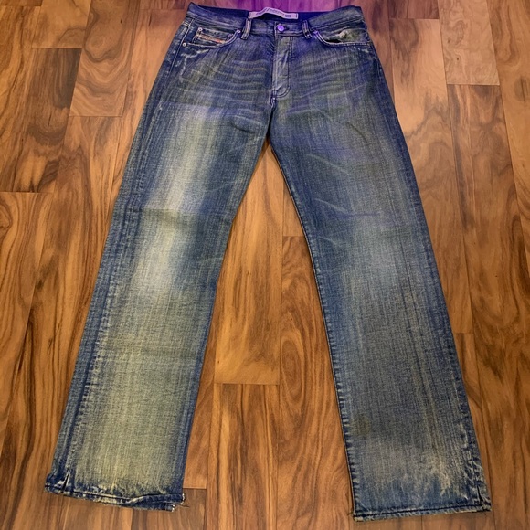 Diesel Italy Brush Faded Jeans - Picture 1 of 7